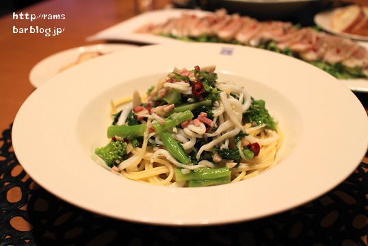 白魚と菜の花のスパゲッティ な夜 Ram S Bar Powered By ライブドアブログ