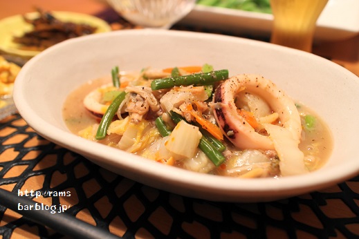 ストウブで 白菜 イカ アサリの旨煮 の献立 Ram S Bar Powered By ライブドアブログ