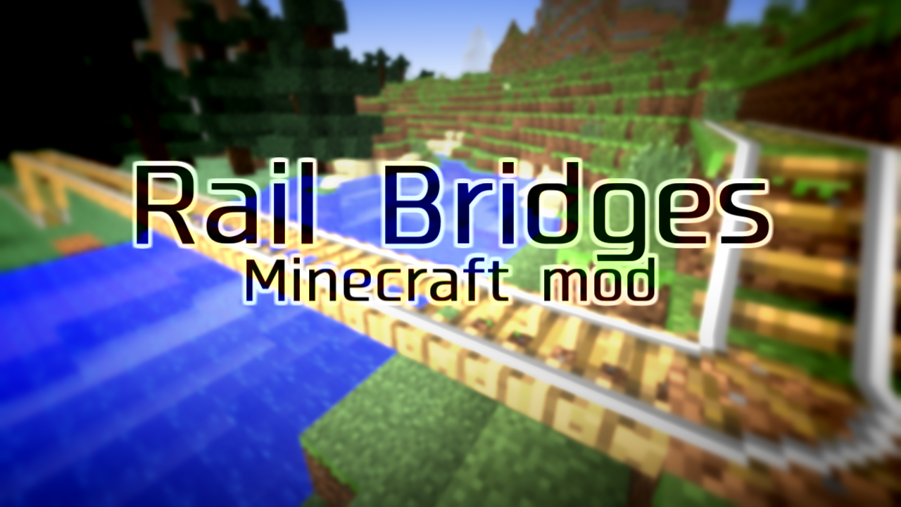 空中に設置する用のレールを追加!! Rail Bridges Mod [Minecraft] : RAMSのマイクラブログ