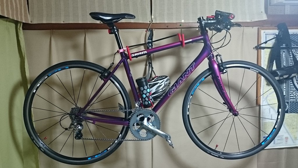 自転車シート高 915mm 身長183センチ