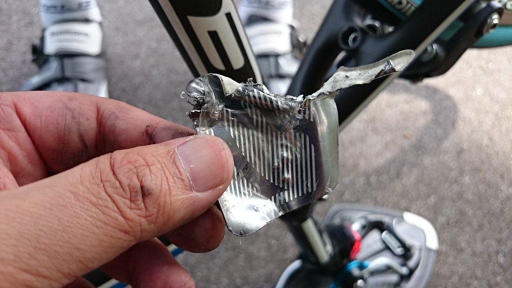 原因不明のチェーン落ち対策 オヤジチャリダー日記