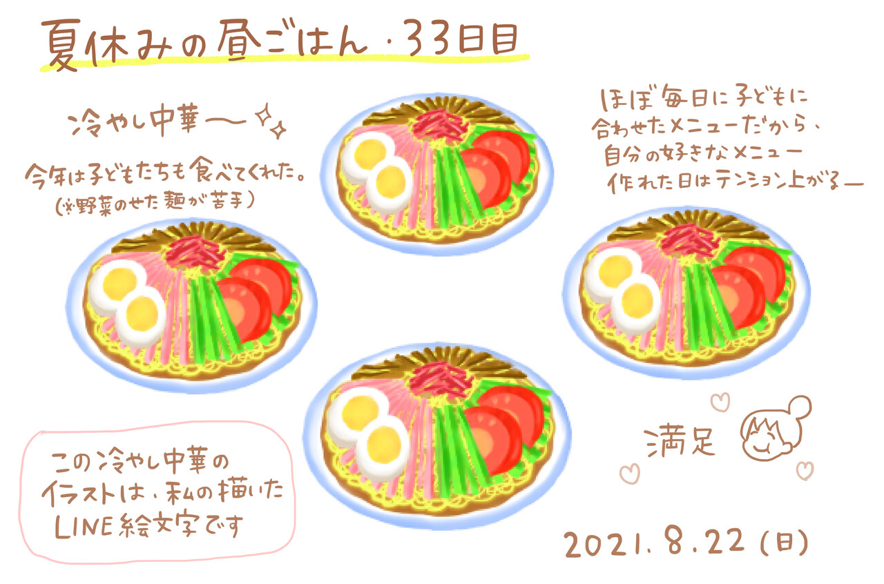 夏休みの昼ごはん６週目 最終週 カラフル牧場 Powered By ライブドアブログ