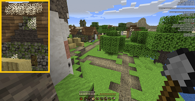 蜂の巣がエリア内に ボケっとマイクラ