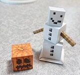 ペーパー スノーゴーレム ボケっとマイクラ