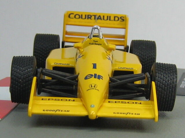 おすすめ 100T LOTUS 43-0867 #1 デアゴスティーニ 1988 Piquet Nelson レーシングカー