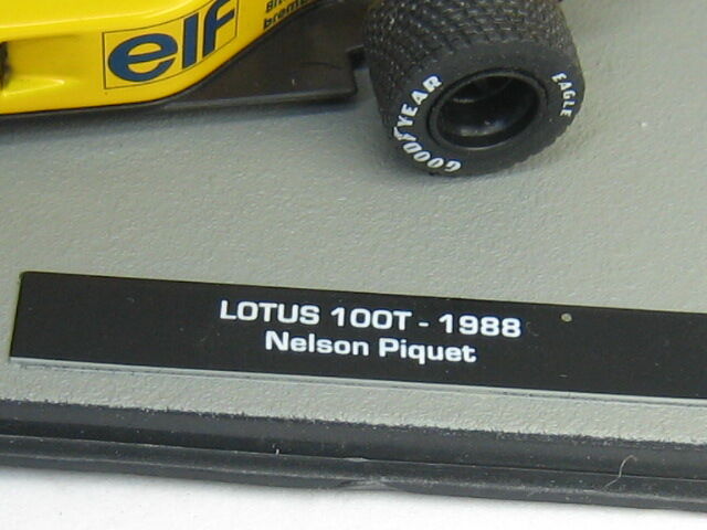 43-0867 LOTUS 100T #1 Nelson Piquet 1988 デアゴスティーニ