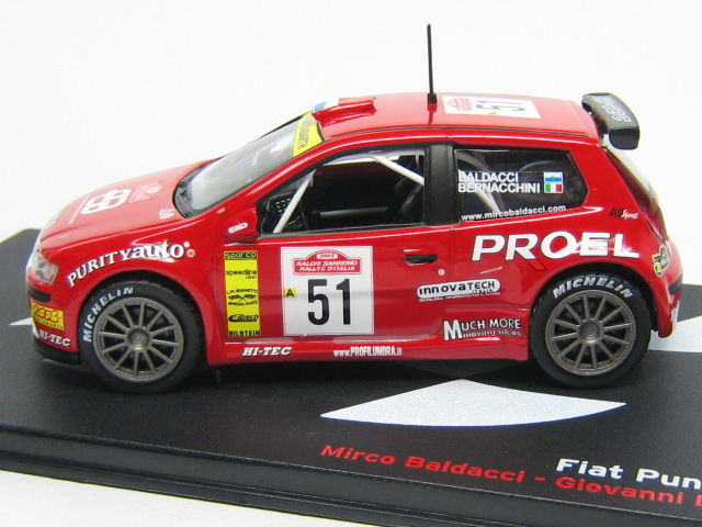 43-0186 Fiat Punto S1600 ラリーカーコレクション vol.78 : RMN43
