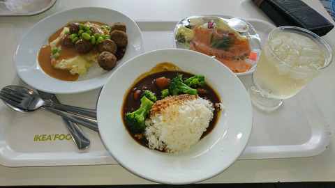 イケアで優雅に遅めのランチ