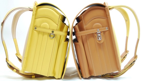 ランドセルイエロー&キャメルカスタム
