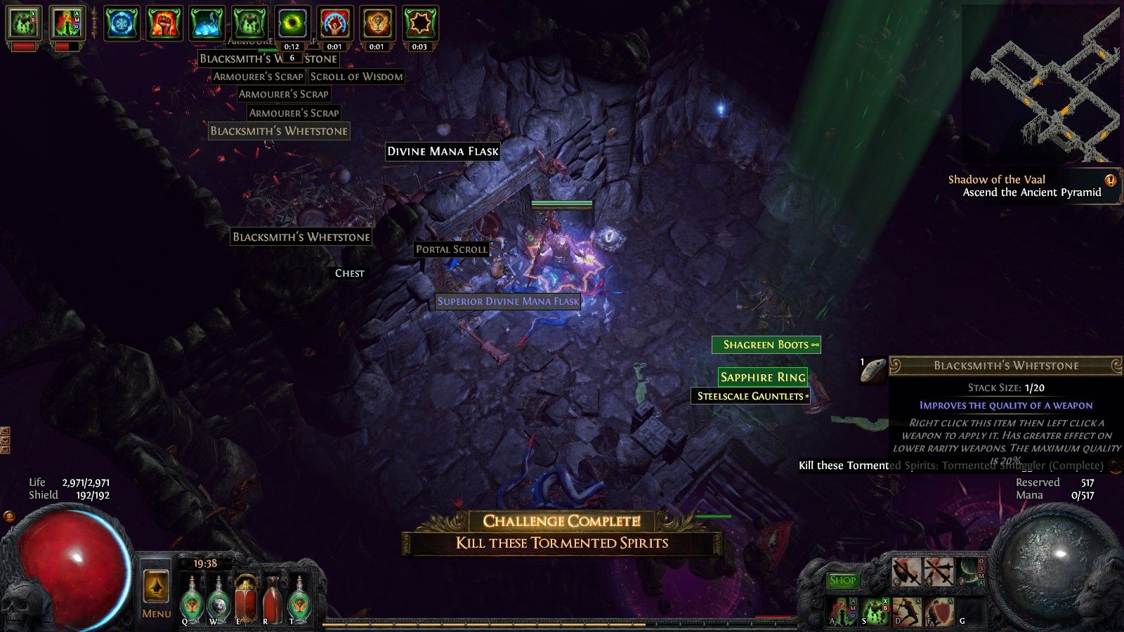 チャレンジは難しい Path Of Exile Legacy Tala Moana