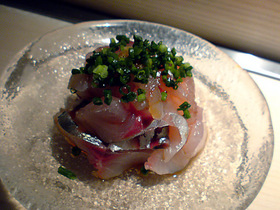 鯵のたたき