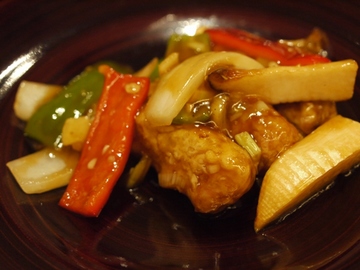 黒酢酢豚