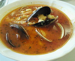 魚介のスープ サフラン風味