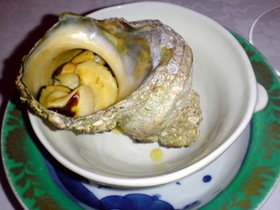 さざえの壺焼き