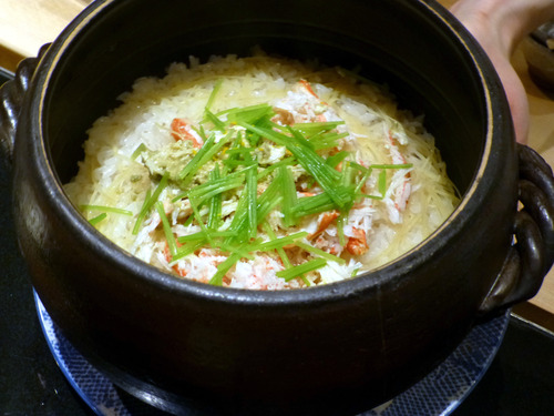 蟹ご飯