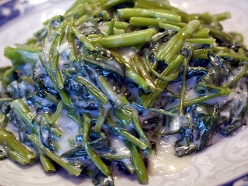 空心菜の腐乳風味炒め