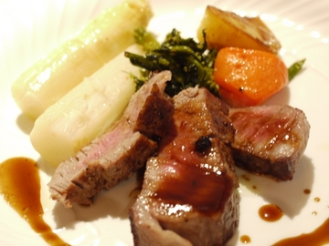 牛ヒレ肉のロースト