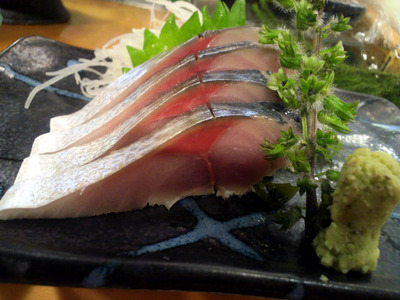 ごま鯖の昆布〆