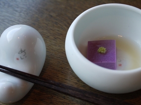 紅芋豆腐
