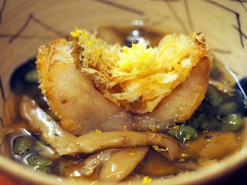 アマダイの松傘揚げ