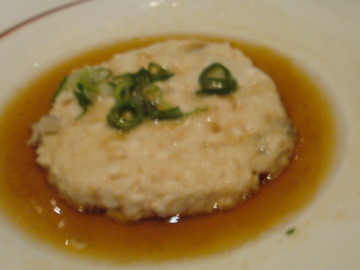海老と豆腐蒸し