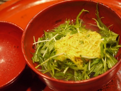 京水菜と菊