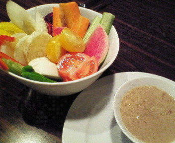 有機野菜のバーニャカウダ