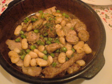 豆とソーセージ