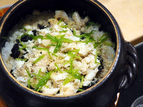 白ばい貝ご飯