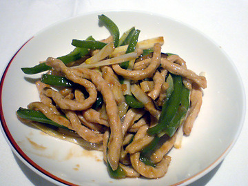 豚肉細切り炒め