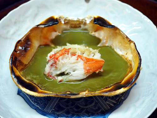 蟹味噌甲羅焼き