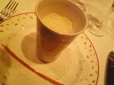 雪かぼちゃのポタージュカプチーノ仕立て