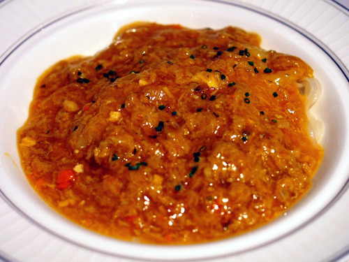 蟹味噌饂飩