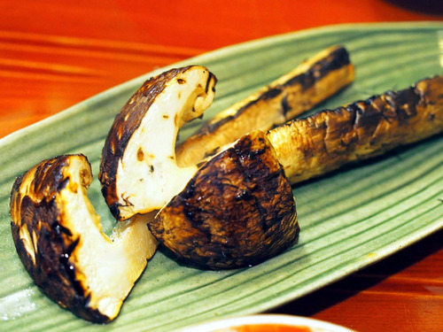焼き松茸