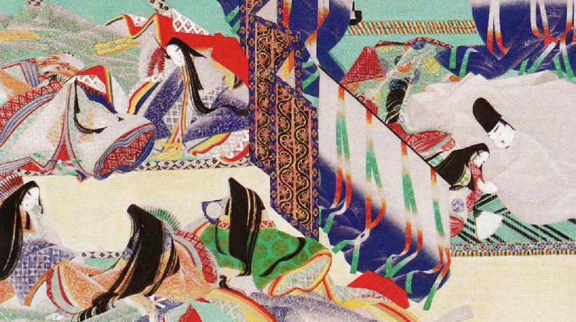 巻かない源氏絵巻〜色鉛筆画