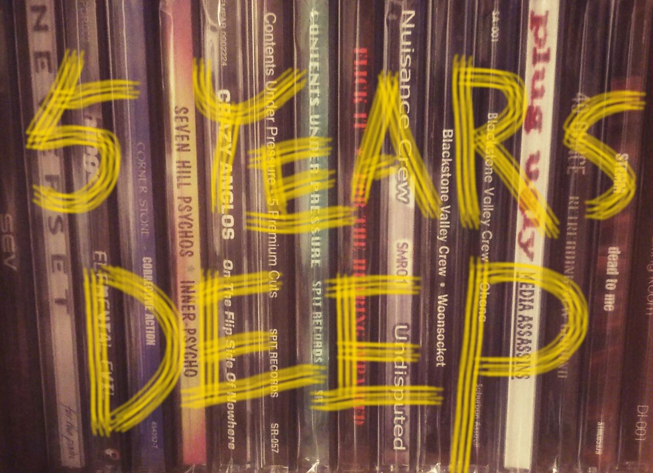 5 YEARS DEEP : OBSCURE RAPCORE