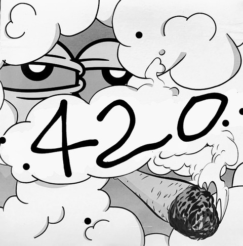 カラフル、サイケ、マリファナ、420、サイケデリック 420 : OBSCURE
