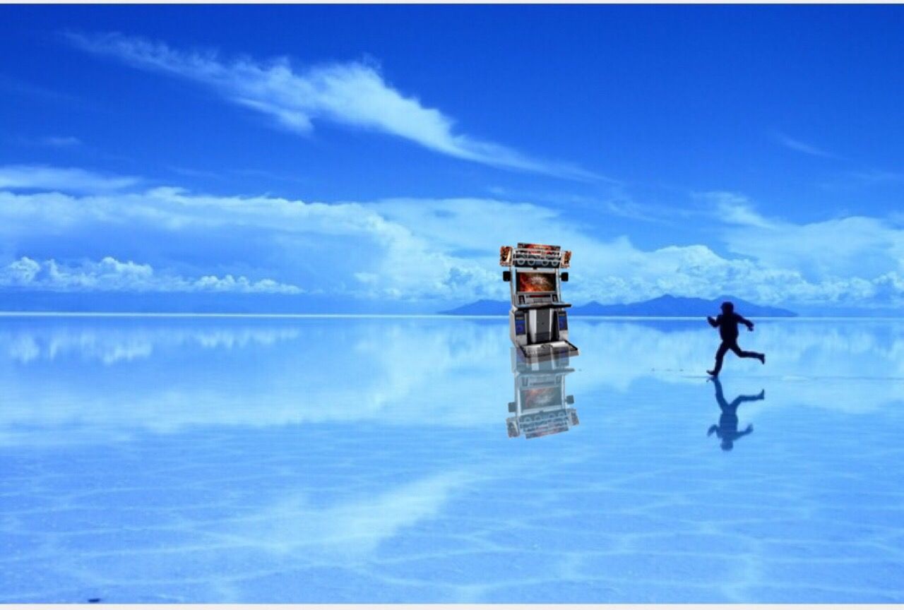 Beatmania Iidx 雑談 ウユニ塩湖を爆走するデス地獄の画像をください エムジフ 音ゲー情報局 Mgif