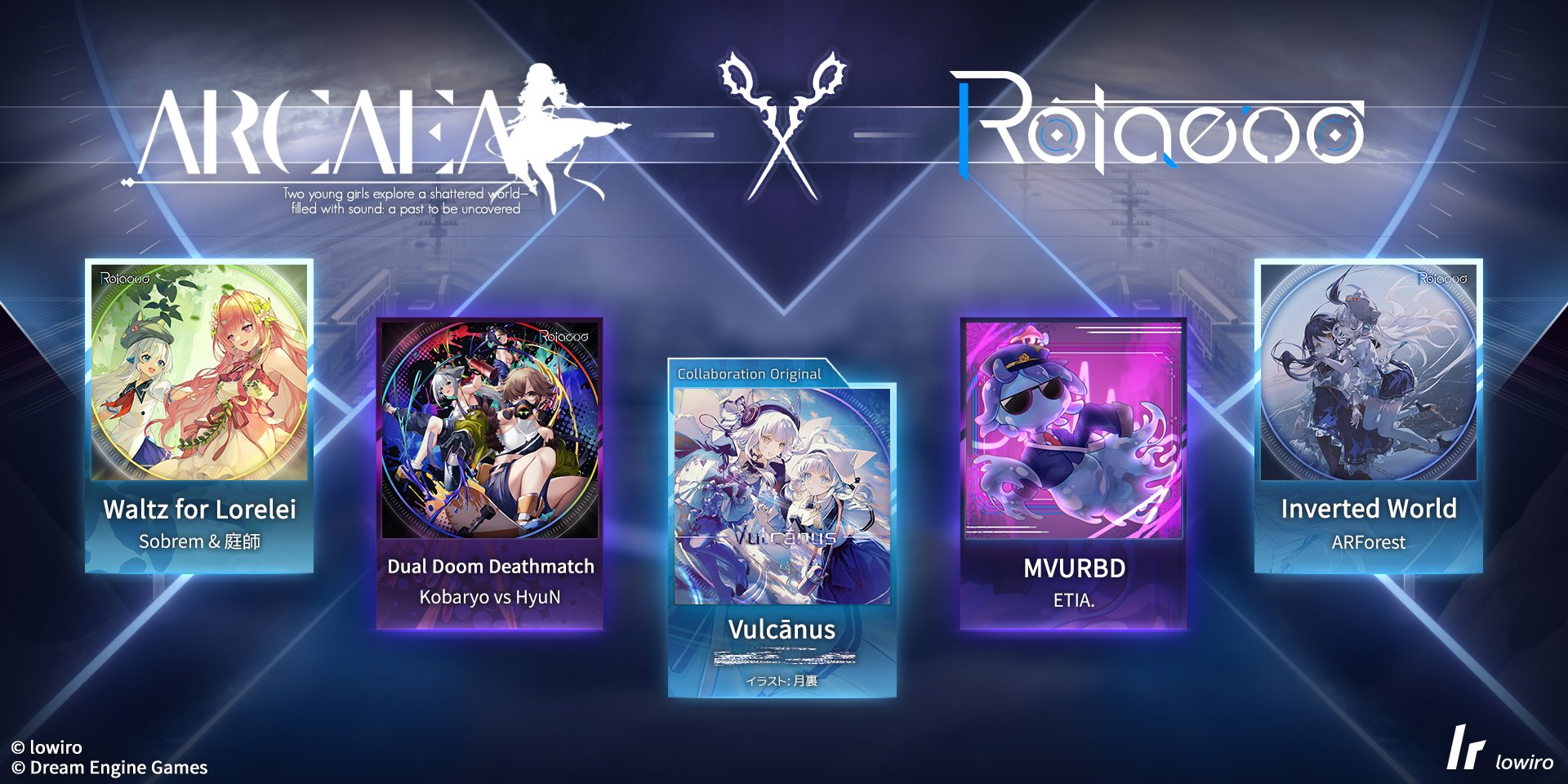 オンゲキ Arcaea 【SSR】光&対立 Arcaea 【SSR】レーテー オンゲキ