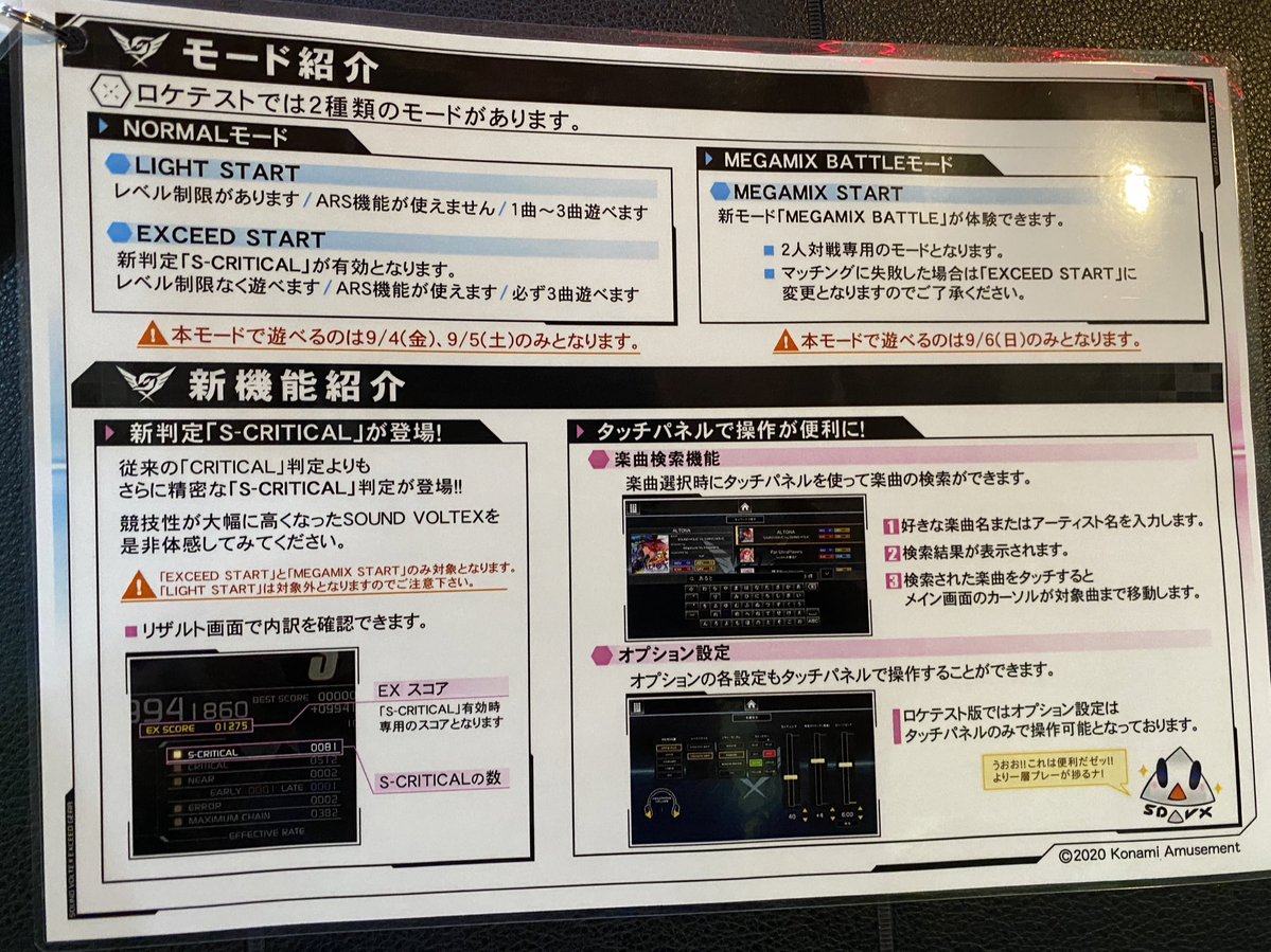 Sdvx 09 04 最新作 Sound Voltex Exceed Gear のロケテストが開催 新筐体が初披露 弐寺lmみたいにモニターの強化やタッチ対応のサブモニターが追加されているな エムジフ 音ゲー情報局 Mgif