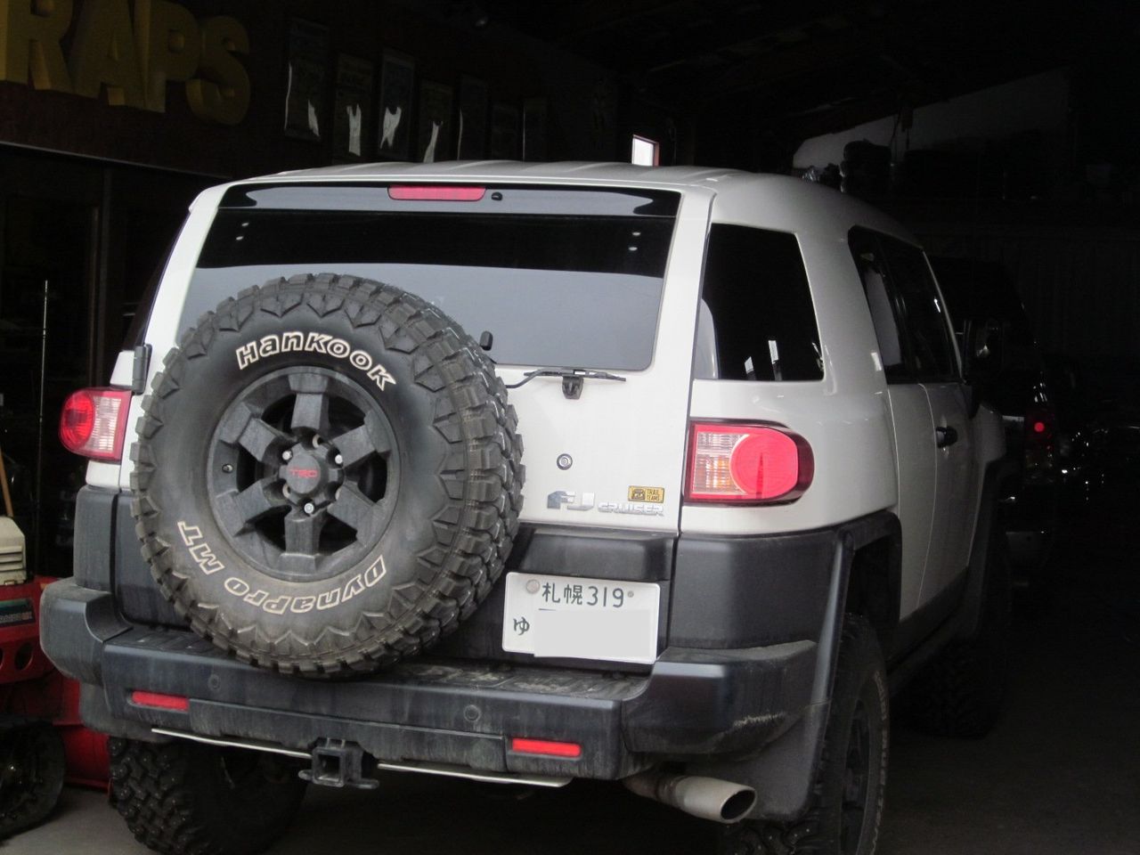 ガラス交換 Fjクルーザー Raps