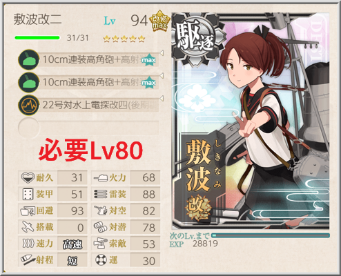 今春前に来る特 型駆逐艦改二 羅針盤に聞いてくれ 艦これの闇