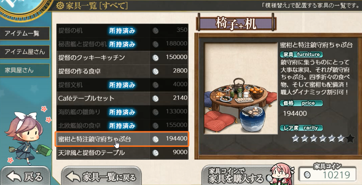 天津風と提督のテーブル（なお） : 羅針盤に聞いてくれ ～艦これの闇～