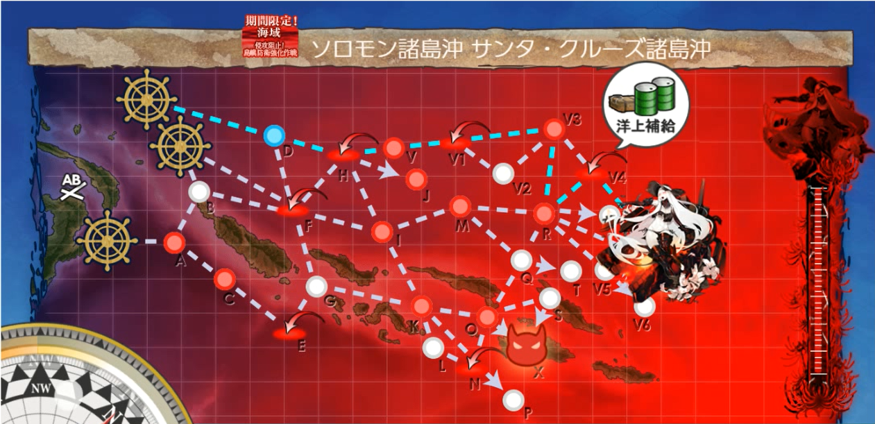E 7甲 鉄底海峡の死闘 第２ラスト１ 羅針盤に聞いてくれ 艦これの闇