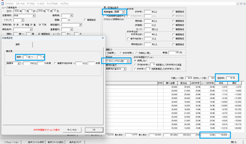 馬券シミレーション