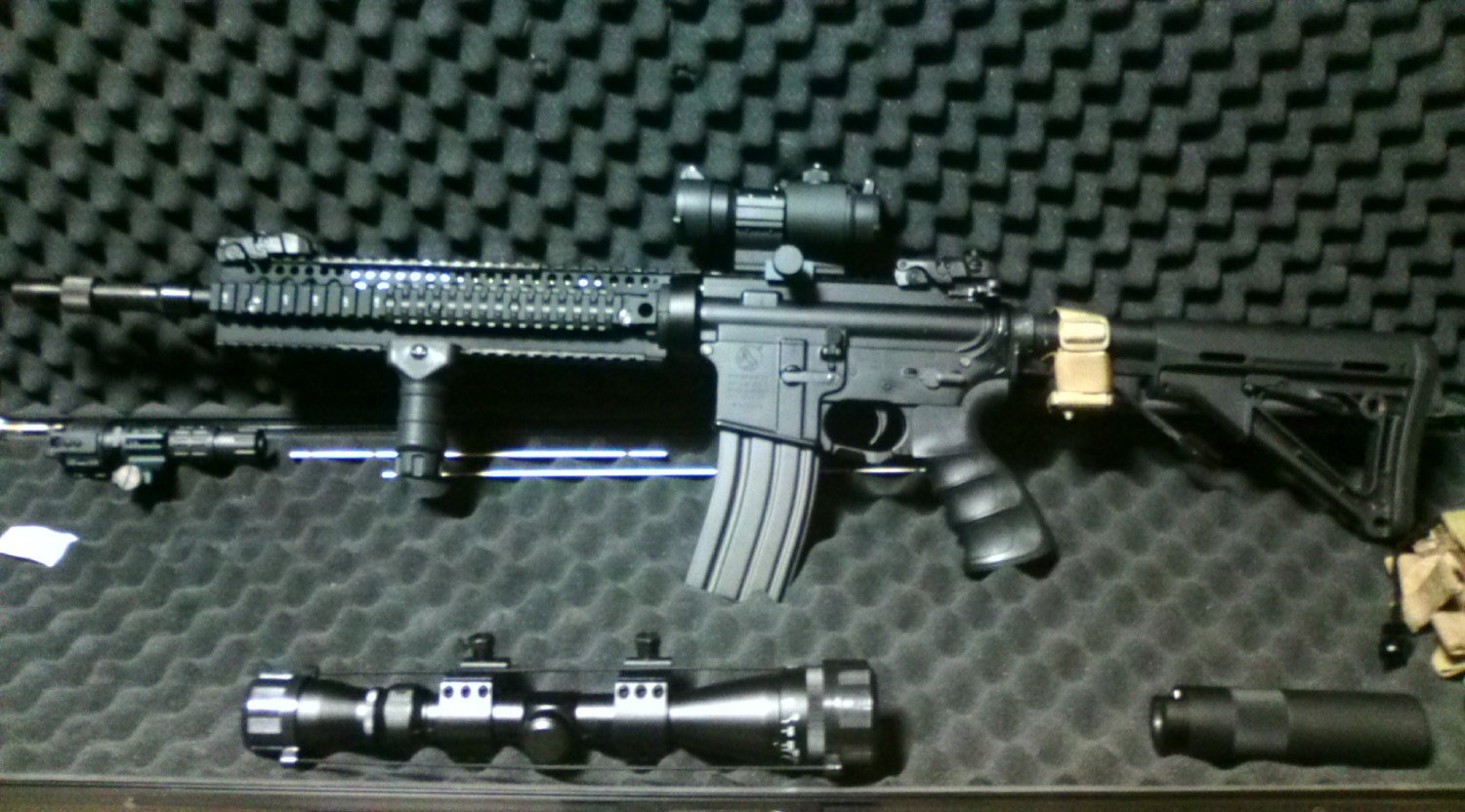 M4A1 カスタム : 闇熊零式。