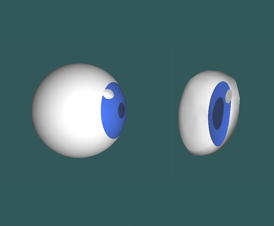 3dキャラクターの眼球の作り方について考えてみる タイニー工房