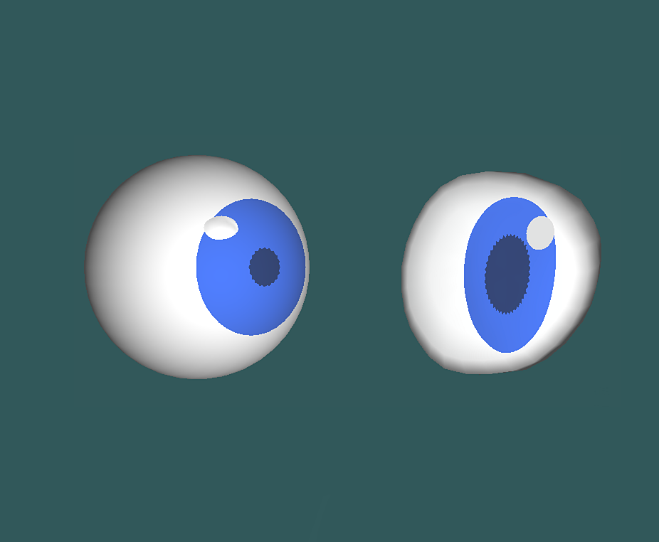 3dキャラクターの眼球の作り方について考えてみる タイニー工房