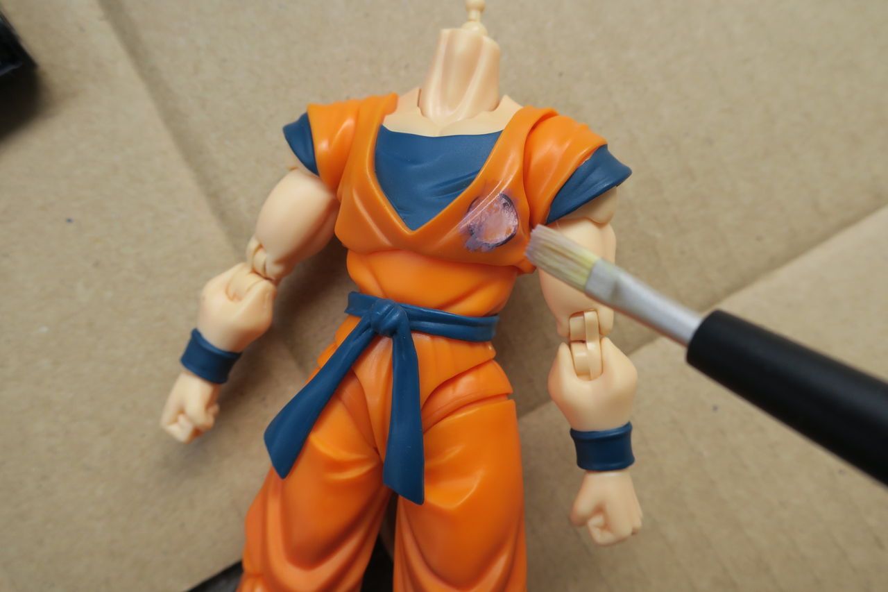 小改造 S.H.フィギュアーツ ドラゴンボール スーパーサイヤ人ゴッド 