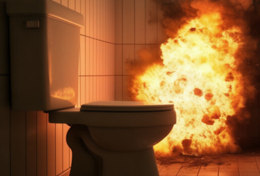 【動画】陽キャさん、公衆トイレの便器を爆破WWWWWWWWWW(thumb)